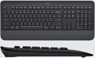 Logitech Signature MK650 Combo for Business, Wireless Mouse and Keyboard, Logi Bolt, Bluetooth, SmartWheel, Globally Certified, Windows/Mac/Chrome/Linux - Graphite