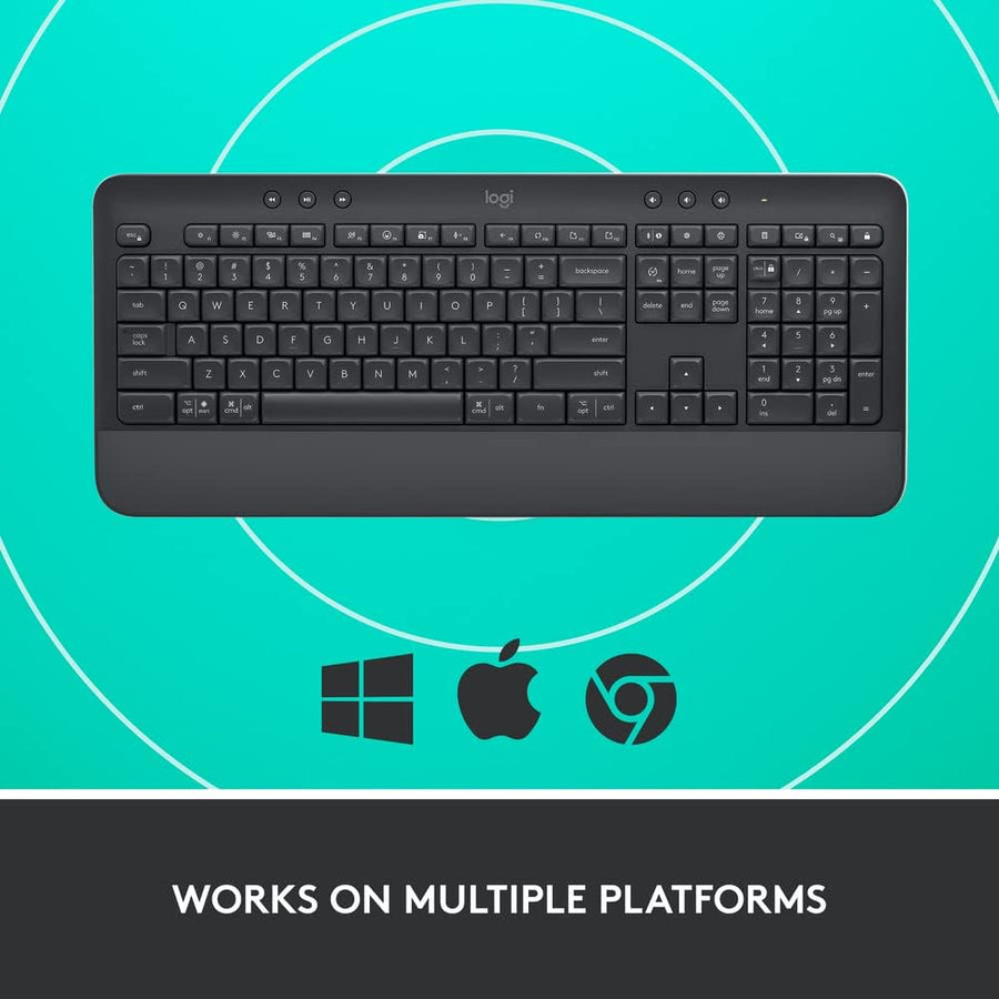 Logitech Signature K650 Wireless Keyboard with Wrist Rest