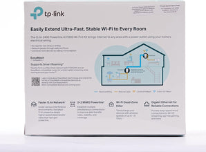 TP-Link PGW2440 KIT, G.hn2400 Powerline AX1800 Wi-Fi 6 Kit
