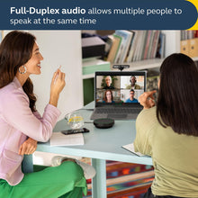 Jabra Speak2 40 Portable Speakerphone - 4 Noise-Cancelling Mics, 50mm Full Range Speakers with Wideband Audio for Clear Sound, USB-A/USB-C Connections - Certified Microsoft Teams Speaker - Dark Grey