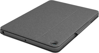Logitech Combo Touch for iPad (7th, 8th & 9th Gen : A2197/A2200/A2198/A2270/A2428/A2429/A2430), Keyboard Case with Trackpad, Wireless Detachable Keyboard, Soft Slim Cover, Adjustable Stand, QWERTY UK