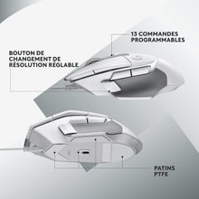 Logitech G Logitech G502 X Wired Gaming Mouse - LIGHTFORCE hybrid optical-mechanical primary switches, HERO 25K gaming sensor, compatible with PC - macOS/Windows - White