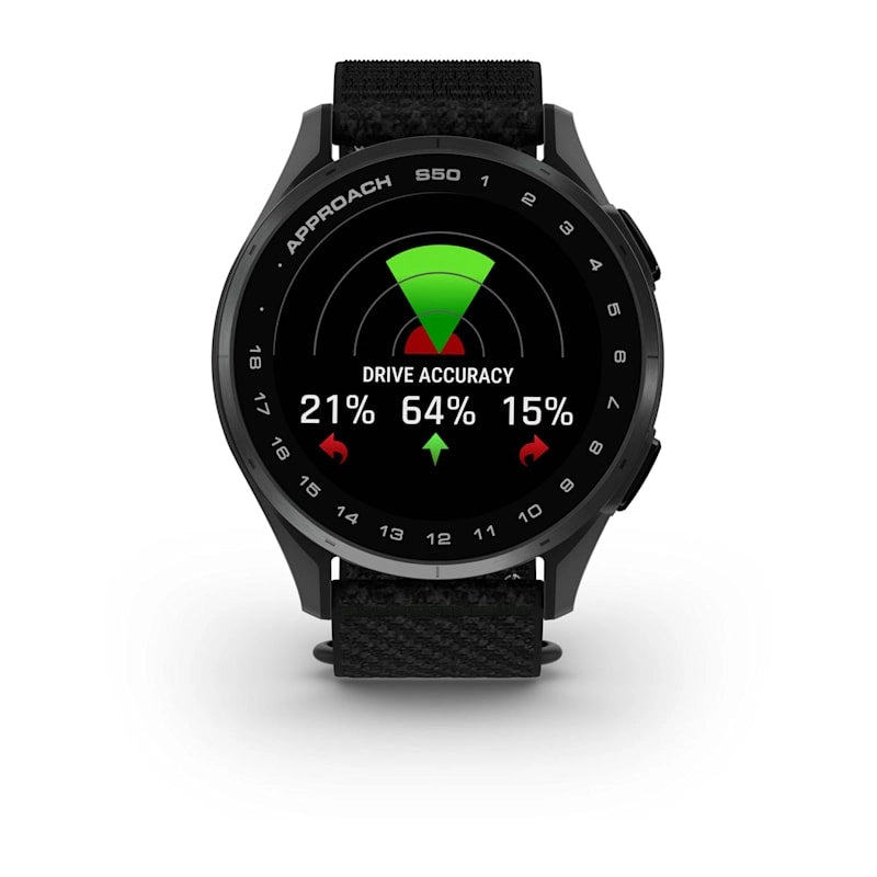 Garmin Approach® S50: Premium GPS Golf Smartwatch with AMOLED Display & Health Tracking