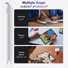 UGREEN 2 in1 Magnetic Charging Stylus Pen for Apple iPad Tilt Sensitivity Fast Type-C & Magnetic Charging Bluetooth Power Display Palm Rejection iPad Stylus Pencil for iPad 2018-2022, Pro, Air, Mini