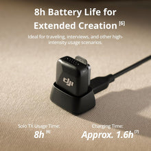 DJI Mic Mini Transmitter (Infinity Black), Ultralight, Detail-Rich Audio, DJI OsmoAudio, Noise Cancelling, Wireless Microphone for Camera/iPhone/Android, UAE Version, DJI Official Warranty Support
