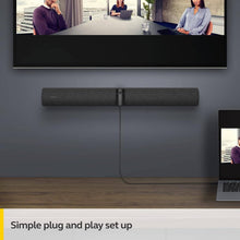 Jabra PanaCast 50 Conference Camera, 3x Cameras, 13 MP Camera Resolution, Up to 6x Lossless Digital Zoom, 2x 50mm Woofer & 2x 20mm Tweeters, 8x Beamforming Array Mic, Black | 8200-237