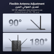 UGREEN AX900 USB WiFi Adapter for PC, Wireless Network Adapter for Desktop, Laptop with 2.4GHz, 5GHz High Gain Dual Band 6dBi Antenna, 286Mbps/600Mbps USB WiFi 6 Dongle Supports Win11/10, Linux Black