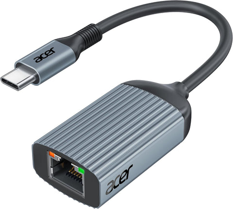 Acer USB C to Ethernet Adapter, Gigabit RJ45 Ethernet Adapter to Type C(Thunderbolt 4/3) LAN Network Adapter for Laptop Tablets, Compatible for iPhone16 GalaxyS23, MacBook Pro/Air Dell XPS Surface Pro