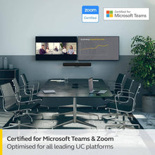 Jabra PanaCast 50 Conference Camera, 3x Cameras, 13 MP Camera Resolution, Up to 6x Lossless Digital Zoom, 2x 50mm Woofer & 2x 20mm Tweeters, 8x Beamforming Array Mic, Black | 8200-237