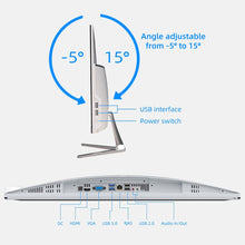 All-in-One Desktop,All-in-one Desktop pc,Intel Quad-Core N5095 Processor,16GB RAM, 512GB SSD, Dual-Band WiFi 2.4/5.0Ghz & Bluetooth 4.2, Windows 11, Includes Keyboard and Mouse Set