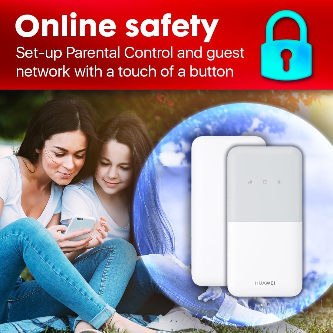 Huawei Mobile WiFi 5 E5586-926,4G LTE Router Pocket 195 Mbps Unlocked Portable Pocket MiFi Modem with Sim Card Slot