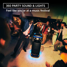 Sony ULT Tower 10 Bluetooth Karaoke Party Speaker with Powerful Bass, 360° Sound and Party Lights, Included Wireless Microphone – New