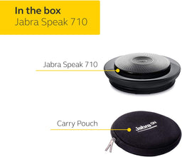 Jabra Speak 710 Portable UC Conference Speakerphone for Conference Calls and Music, Bluetooth, USB