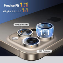 UGREEN iPhone 16 Pro Screen Protector Set 6.3'' 2+1 Pack 9H+ Military-Grade Protection Individual Lens Protector HD Clear Tempered Glass, Easy to Install, Anrti-Fingerprint, Fit for Most Case