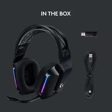 Logitech G Logitech G733 LIGHTSPEED Wireless Gaming Headset with suspension headband, LIGHTSYNC RGB, Blue VO!CE mic technology and PRO-G audio drivers - Black