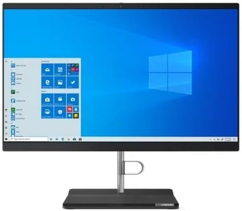 Lenovo V30a-22 All-In-One Desktop, 10th Generation Intel i5-1035G1 Processor, Intel® UHD Graphics, 16GB DDR4-3200 RAM, 512 M.2 SSD, 21.5" FHD Display, DVD-Writer, Windows 11 (Raven Black)