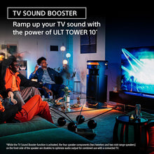 Sony ULT Tower 10 Bluetooth Karaoke Party Speaker with Powerful Bass, 360° Sound and Party Lights, Included Wireless Microphone – New