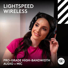 Logitech G Astro A50 LIGHTSPEED Wireless Gaming Headset + Base Station (Gen 5), PRO-G GRAPHENE, Switch Between 3 Systems, USB-C to Xbox, PS5, PC/Mac or Nintendo Switch, Bluetooth - Black