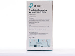 TP-Link PGW2440 KIT, G.hn2400 Powerline AX1800 Wi-Fi 6 Kit