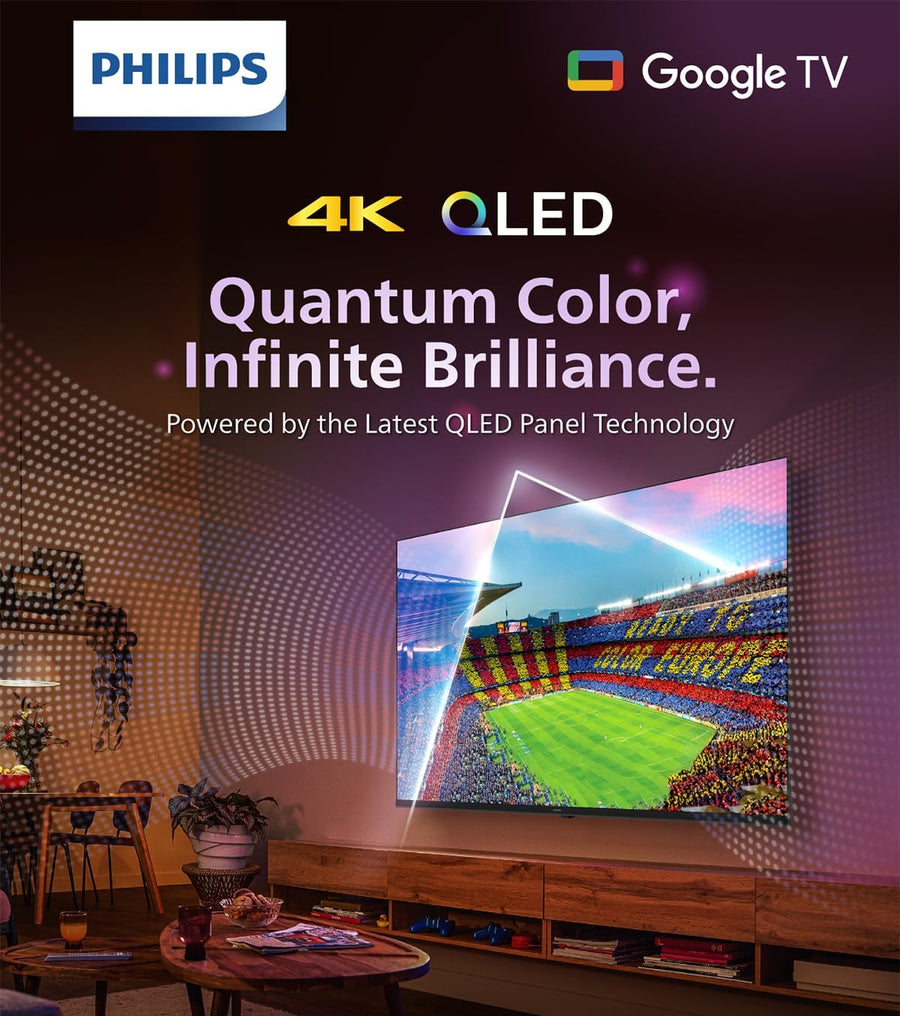 Philips 50 INCH QLED GOOGLE SMART TV 50PQT8169/56