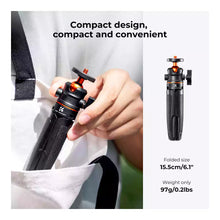 Mini Selfie Stick Tripod Dubai | K&F KF09.128V3, 360° Ball Head & Bluetooth Remote [حامل سيلفي مدمج]