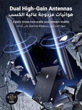 UGREEN USB WiFi Adapter AC1300 High-Gain Dual-Antenna 2.4G& 5G Dual Band Portable Wireless Dongle Ethernet Adapter for PC Desktop Laptop, WiFi Card Supports windows XP/7/8/8.1/10/11