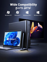 UGREEN USB WiFi Adapter AC1300 High-Gain Dual-Antenna 2.4G& 5G Dual Band Portable Wireless Dongle Ethernet Adapter for PC Desktop Laptop, WiFi Card Supports windows XP/7/8/8.1/10/11