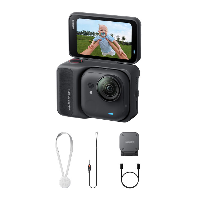 Insta360 GO Ultra Standard Bundle | 4K Tiny Action