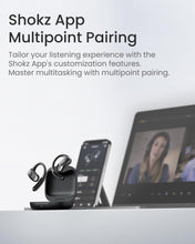 SHOKZ OpenFit Air Open-Ear Headphones, True Wireless Bluetooth Earphones with Microphone, Earbuds with Air Earhook, Fast Charging, 28h Playtime, IP54 Water-Resistant for Workout - Black