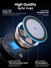 UGREEN MagSafe Car Charger【Upgraded Air Vent Lock】Wireless Magnetic【Qi 15W Fast Charging】MagSafe Car Mount Charger, Air Vent Phone Holder Wireless for iPhone 16/15/14/13/Series