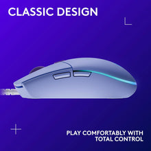 Logitech G203 LIGHTSYNC Wired Gaming Mouse- Lilac