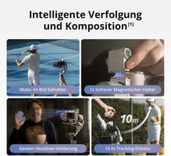 DJI RS 4 Mini Combo Gimbal Stabilizer for Camera Canon/Sony/Panasonic/Nikon/Fujifilm Car Axis Locks Intelligent Tracking 2kg Load Capacity Camera Gimbal Briefcase Handle