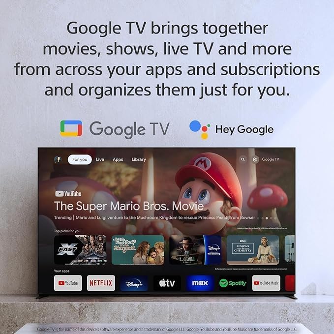 Philips 65inch 4K Smart Google TV 7100 series 65PUT7129/56, Dolby Vision + HDR 10, Google Voice Assistant, Youtube, Netflix, Shahid, 2024 Model, One Year Warranty