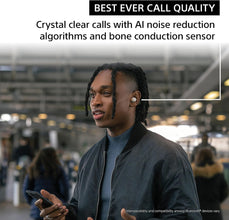 Sony WF-1000XM5 The Best Truly Wireless Noise Cancelling Earbuds, Hi-Res Audio, 24 hours battery life, Multipoint Connection, IPX4 Water Resistance, Black, UAE Version - 1-Year warranty