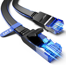 UGREEN Ethernet Cable Cat 8 3M Gigabit Network Cord 40Gbps 2000MHz High-Speed Internet Wire Flat Double Shielded LAN Cable RJ45 Connector Compatible with Gaming Switch PS4 PS5 PC Router TV Xbox