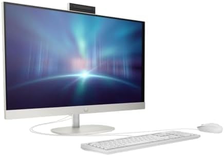 HP 2023 Newest All-in-One 27-inch Touchscreen Desktop