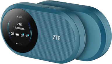 ZTE Wireless Mobile Wi-FI Router Pro U10S Pro,WiFi 6 Up to 287Mbps,3000mAh Unlock 4G LTE Pocket WiFi Router With Sim Card Slot And Type C Port-Blue
