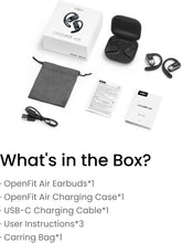 SHOKZ OpenFit Air Open-Ear Headphones, True Wireless Bluetooth Earphones with Microphone, Earbuds with Air Earhook, Fast Charging, 28h Playtime, IP54 Water-Resistant for Workout - Black