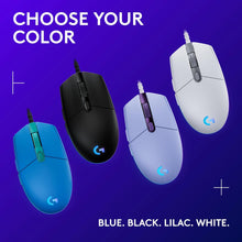 Logitech G203 LIGHTSYNC Wired Gaming Mouse- Lilac