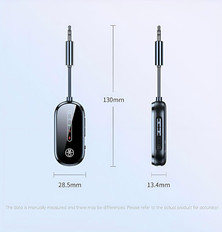 Bluetooth 5.4 (Latest Version) Transmitter Receiver for 2 Airpods or Headphones
