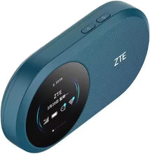 ZTE Wireless Mobile Wi-FI Router Pro U10S Pro,WiFi 6 Up to 287Mbps,3000mAh Unlock 4G LTE Pocket WiFi Router With Sim Card Slot And Type C Port-Blue