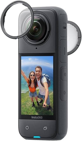 insta360 X4-8K Waterproof 360 Action Camera, 4K Wide-Angle Video, Invisible Selfie Stick Effect, Removable Lens Guards, 135 Min Battery Life, AI Editing, Stabilization, for Sports, Travel, Outdoor