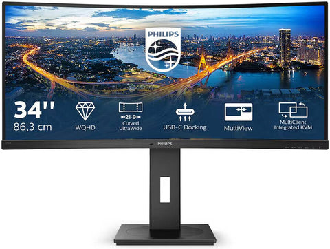 Philips B Line Series Curved Monitor, 34
