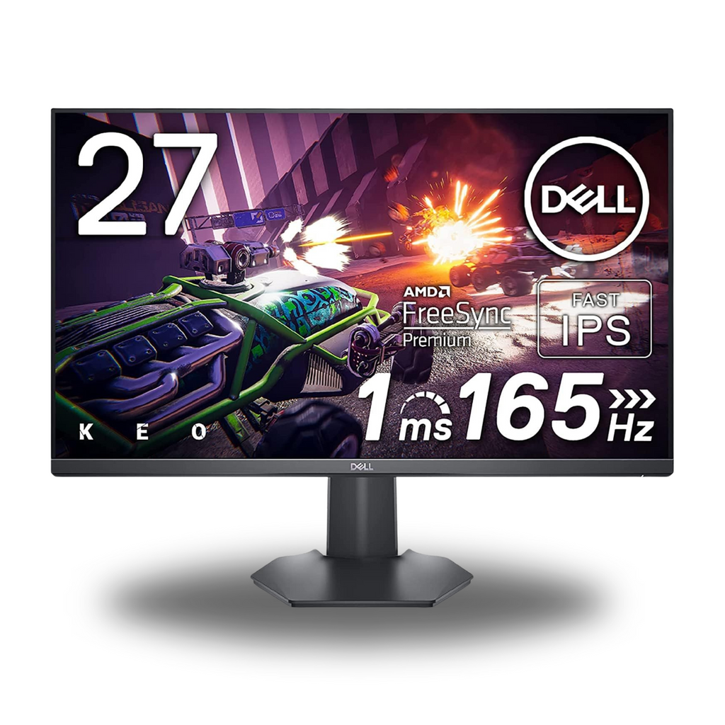 Dell G2722HS IPS 27 Inch 165Hz Gaming Monitor - (FHD) Full HD 1920 x 1080p, LED LCD Display, AMD FreeSync Premium and NVIDIA G-Sync Compatible, HDMI, DisplayPort, Thin Bezel - Black