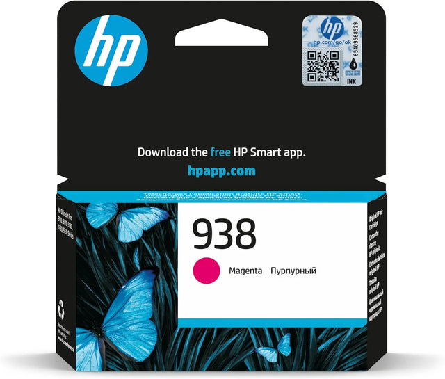 HP 938 Magenta Original Ink Cartridge | Compactible with HP OfficeJet Pro 9110, 9120, 9130, 9123, 9720 & 9730 HP