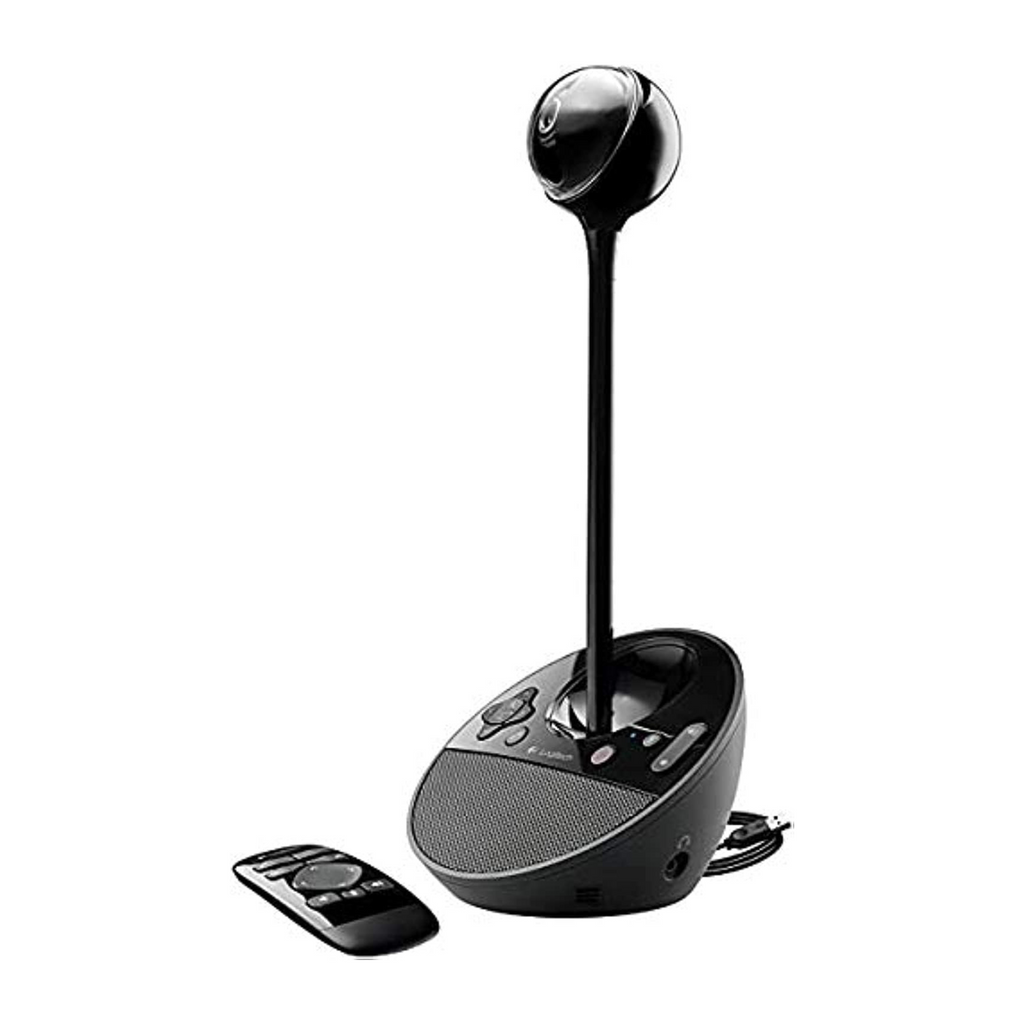 Logitech BCC950 Full HD 1080P Business Webcam Omnidirectional Speaker for Video Conference, Black