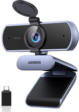 UGREEN 4K Webcam with Microphone, Built-in Privacy Cover, Autofocus Streaming Webcam, 70°FOV Computer Camera, Plug and Play USB Webcam for Online Calling/Conferencing, Zoom/Facetime/YouTube, Laptop/PC