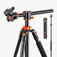 K&F Overhead Tripod Dubai | 94″ Transverse Column, 10kg Load, Detachable Monopod [Overhead Camera Stand]