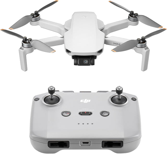 dji Mini 4K Fly More Combo, Drone with 4K UHD Camera for Adults, Under 249 g, 3-Axis Gimbal Stabilization, 10km Video Transmission, Auto Return, 3 Batteries for 93-Min Max Flight Time, QuickShots