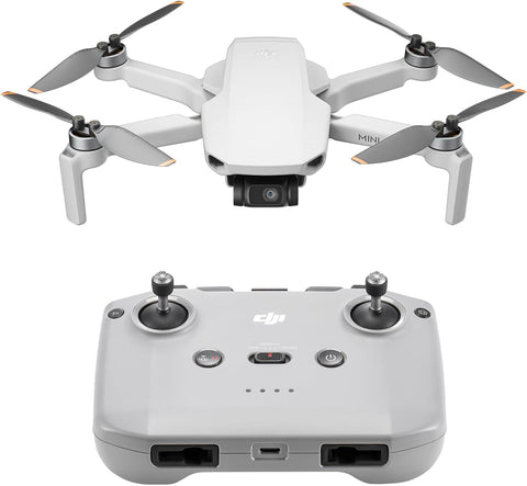 dji Mini 4K Fly More Combo, Drone with 4K UHD Camera for Adults, Under 249 g, 3-Axis Gimbal Stabilization, 10km Video Transmission, Auto Return, 3 Batteries for 93-Min Max Flight Time, QuickShots